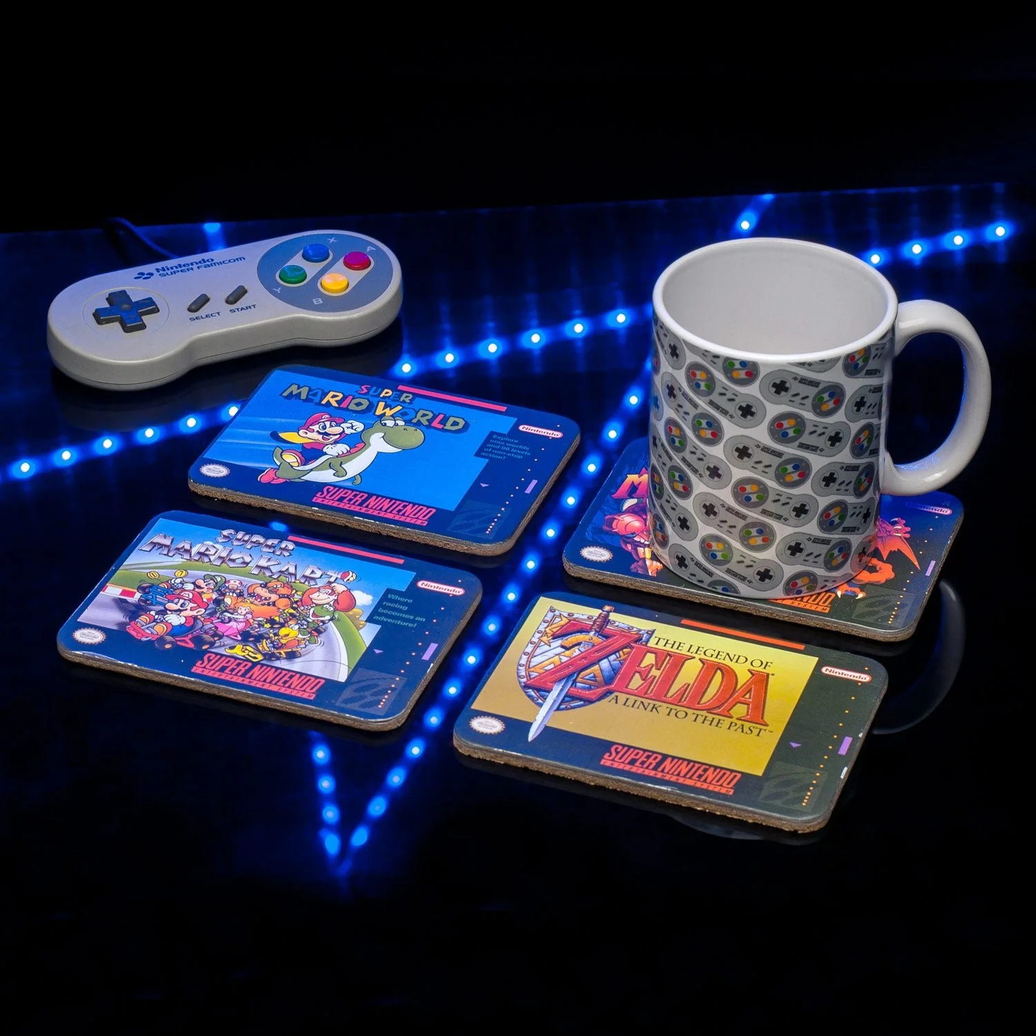 SNES Coaster Set