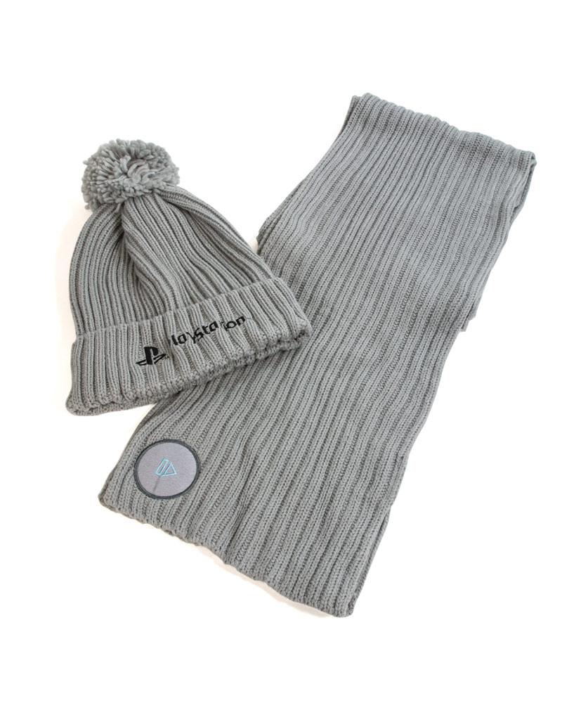 Sony Playstation PS1 Beanie and Scarf Set