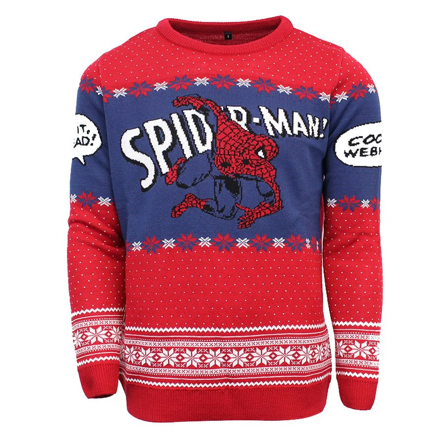 Spider-man Web Slinger Knitted Christmas Jumper / Sweater - Image 5