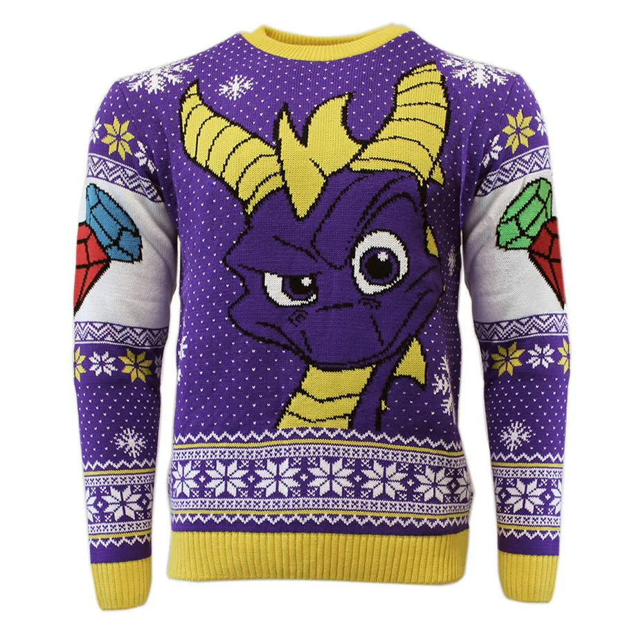 Spyro the Dragon Knitted Christmas Jumper / Sweater - Image 6