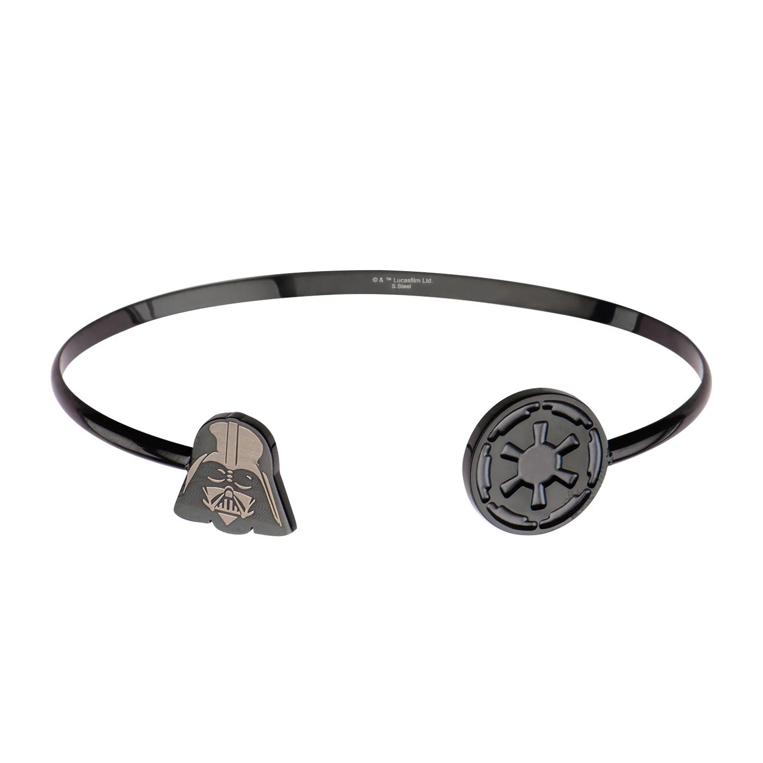Star Wars Darth Vader Black Stainless Steel Bangle