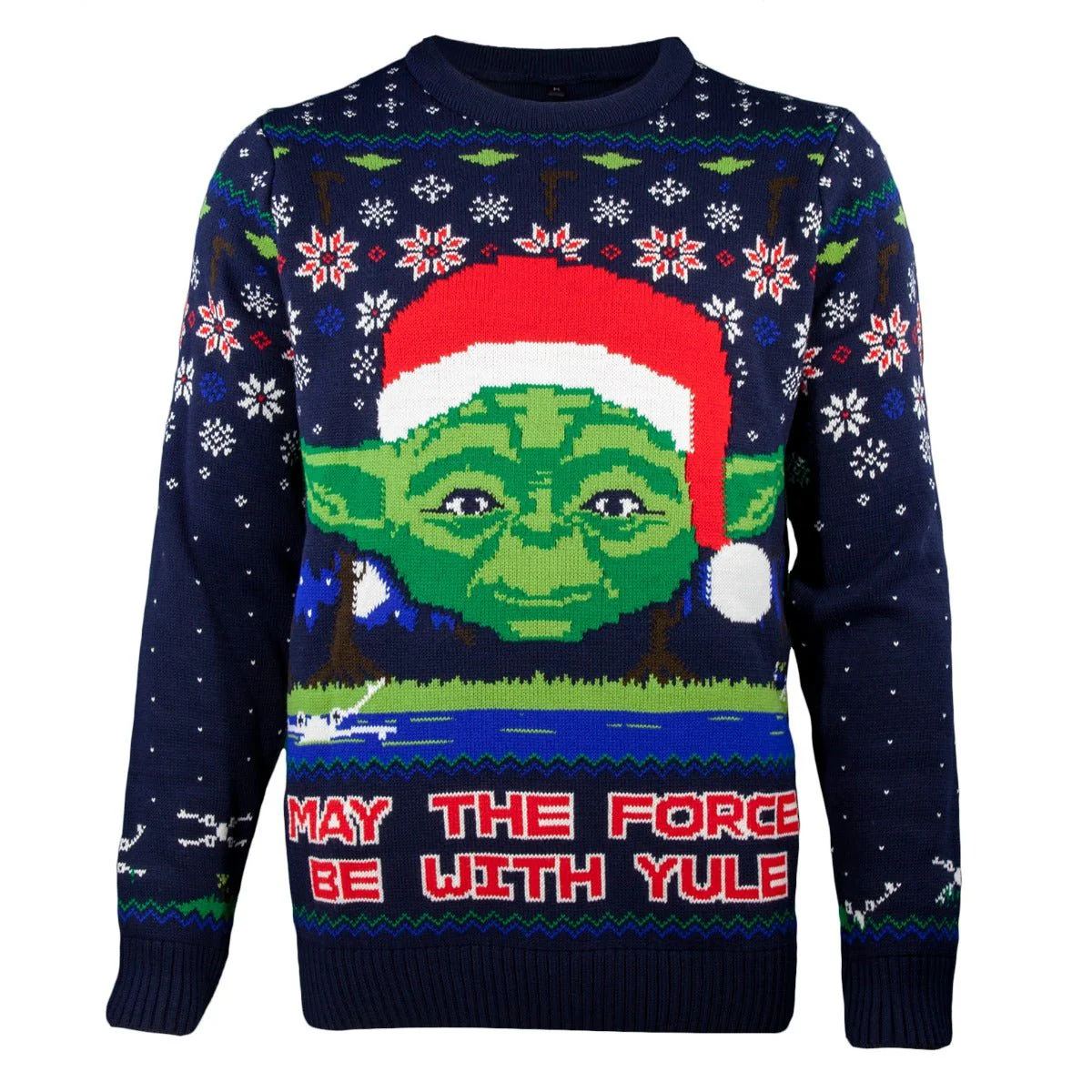 Star Wars Yoda Knitted Christmas Jumper / Sweater - Image 6