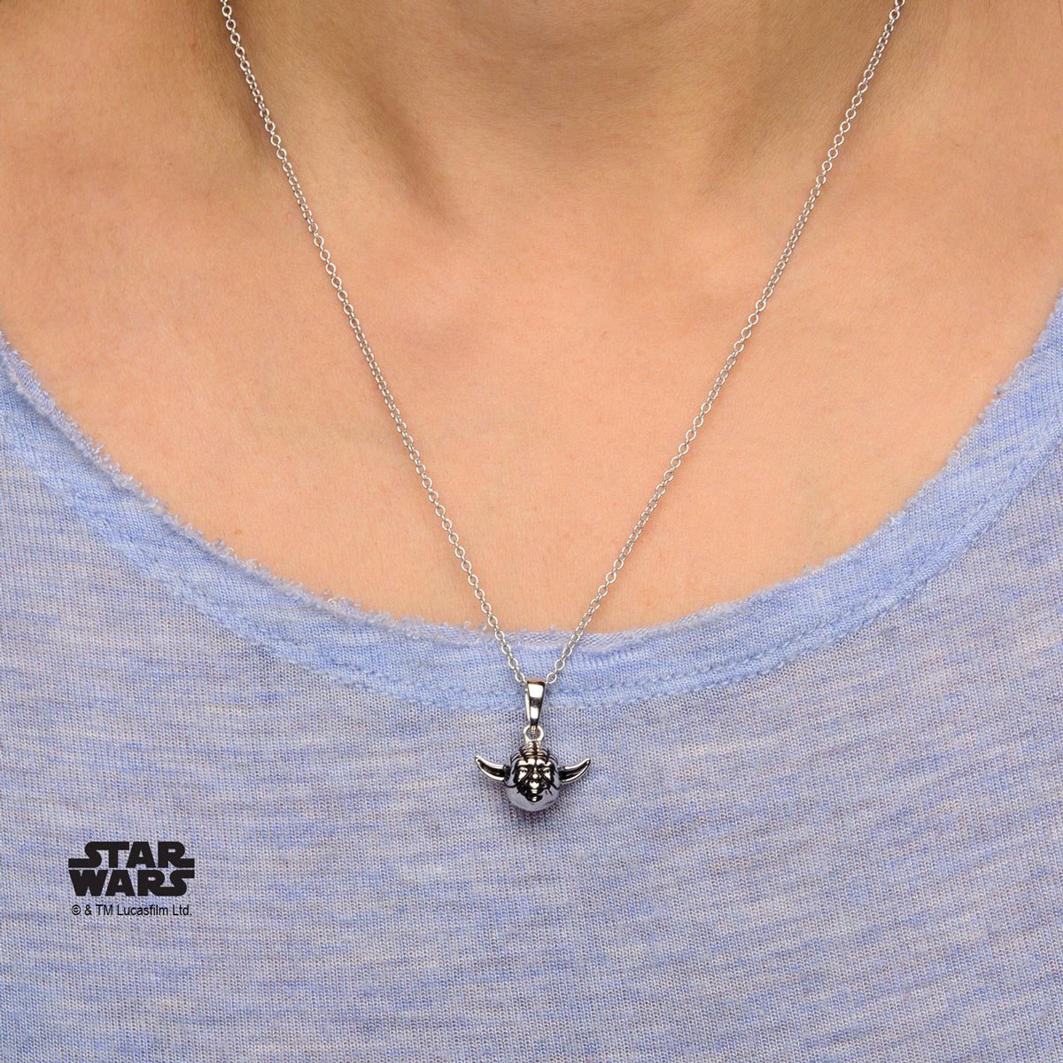Star Wars Yoda Sterling Silver Pendant