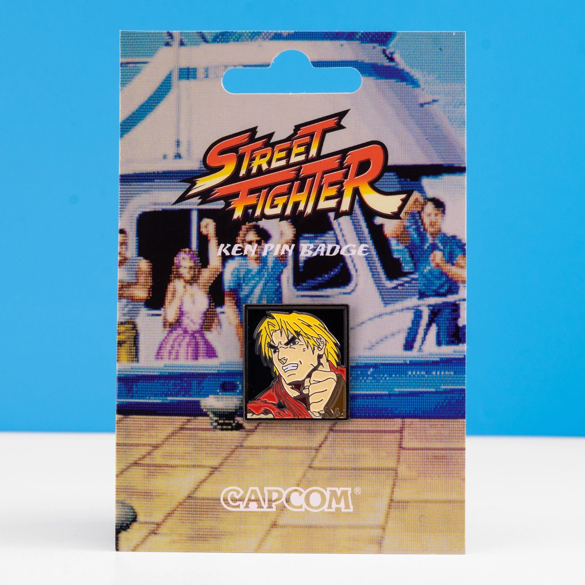 Street Fighter Single Character Enamel Pin - Ken