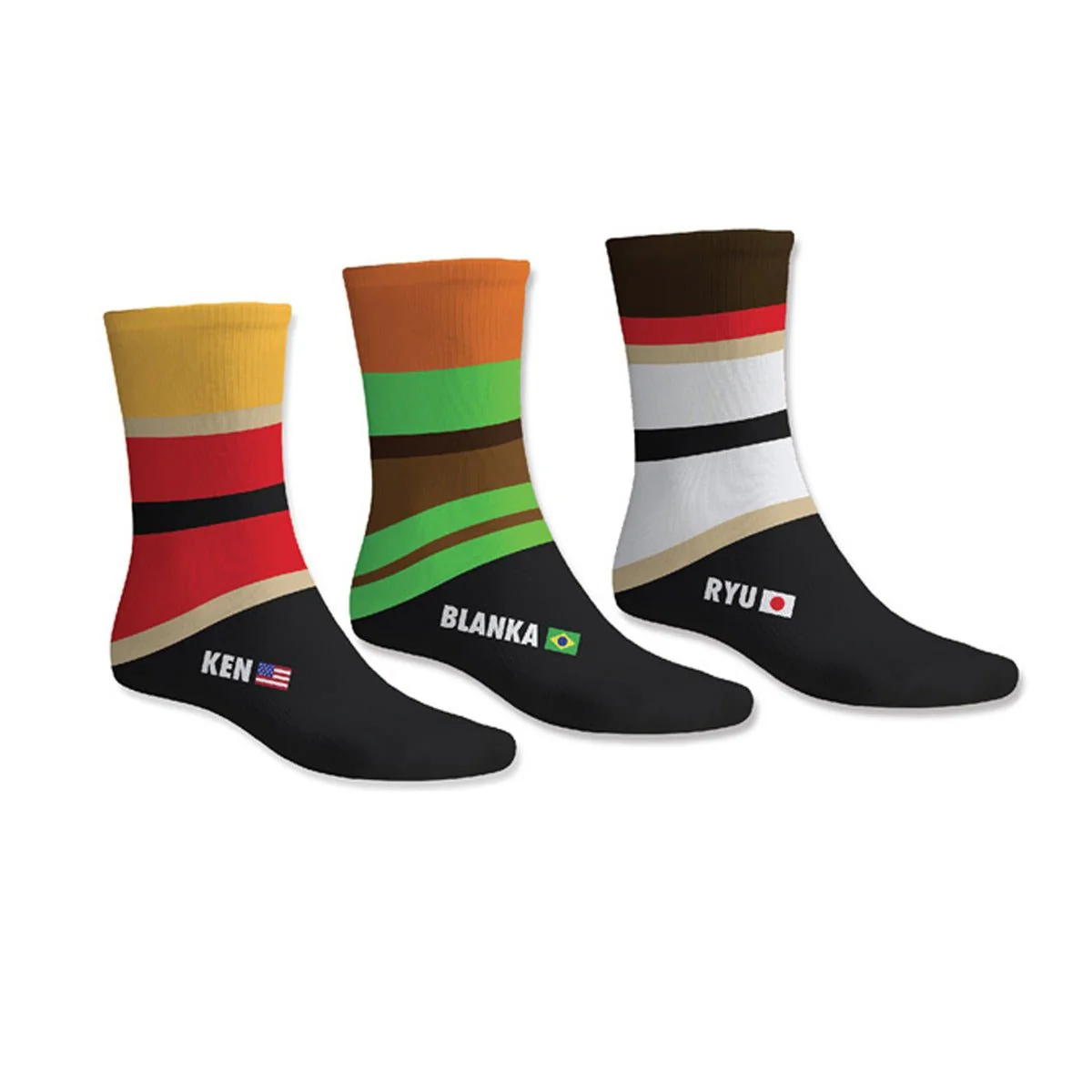Street Fighter Socks (3 Pairs)