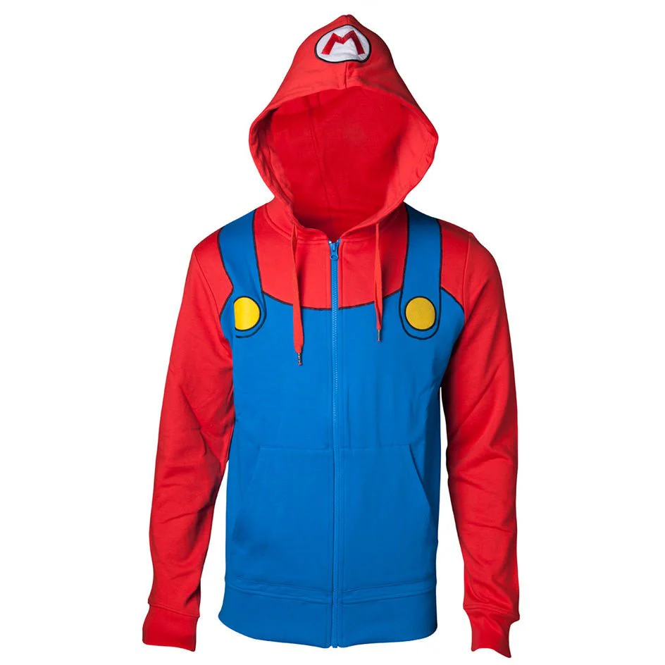 Super Mario Classic Mario Cosplay Hoodie - Image 4