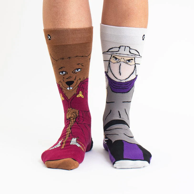Teenage Mutant Ninja Turtles Oddsox - Shredder and Splinter