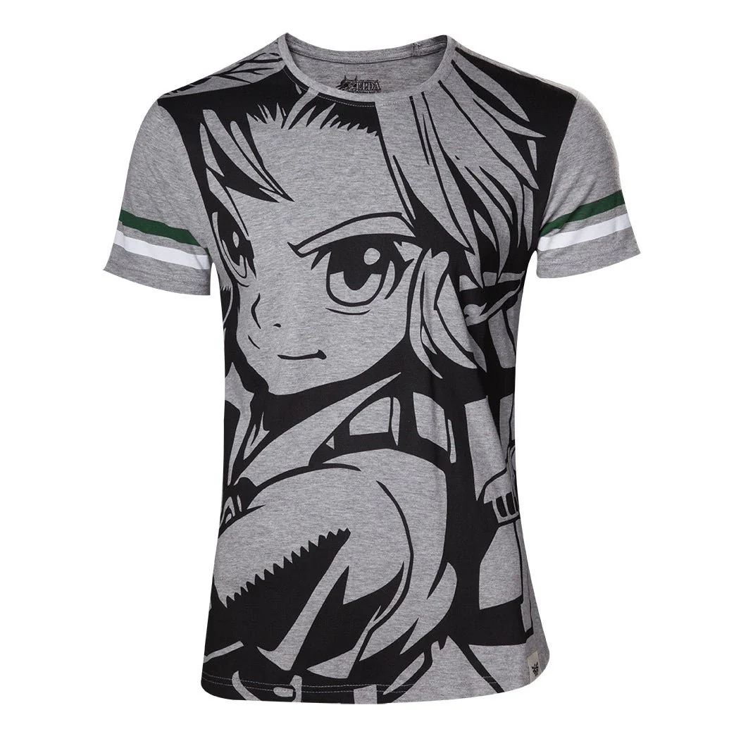 The Legend of Zelda Link Outline Character T-Shirt - Image 2