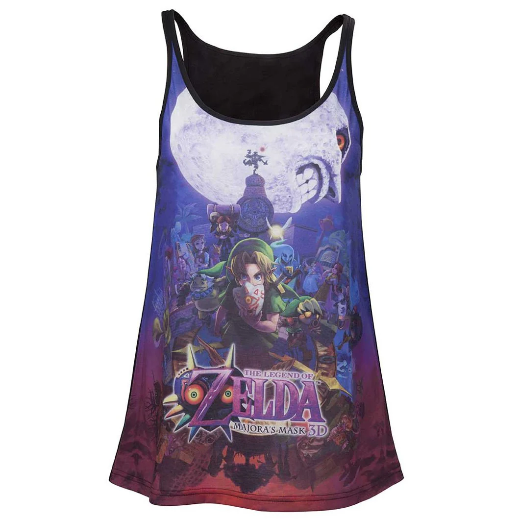 The Legend of Zelda Majoras Mask Ladies Vest Top - Image 6