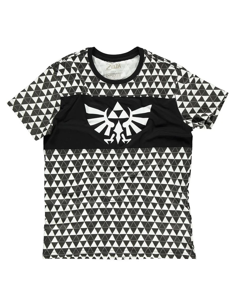 The Legend of Zelda Triforce Checker Men's T-shirt