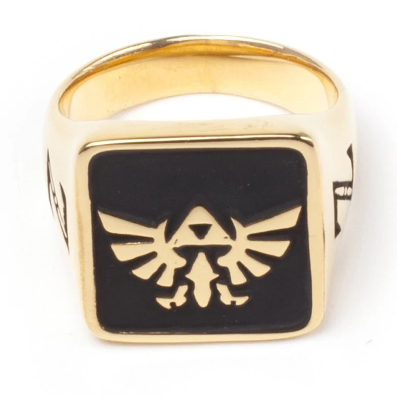 The Legend of Zelda Wingcrest Golden Signet Ring - Image 3