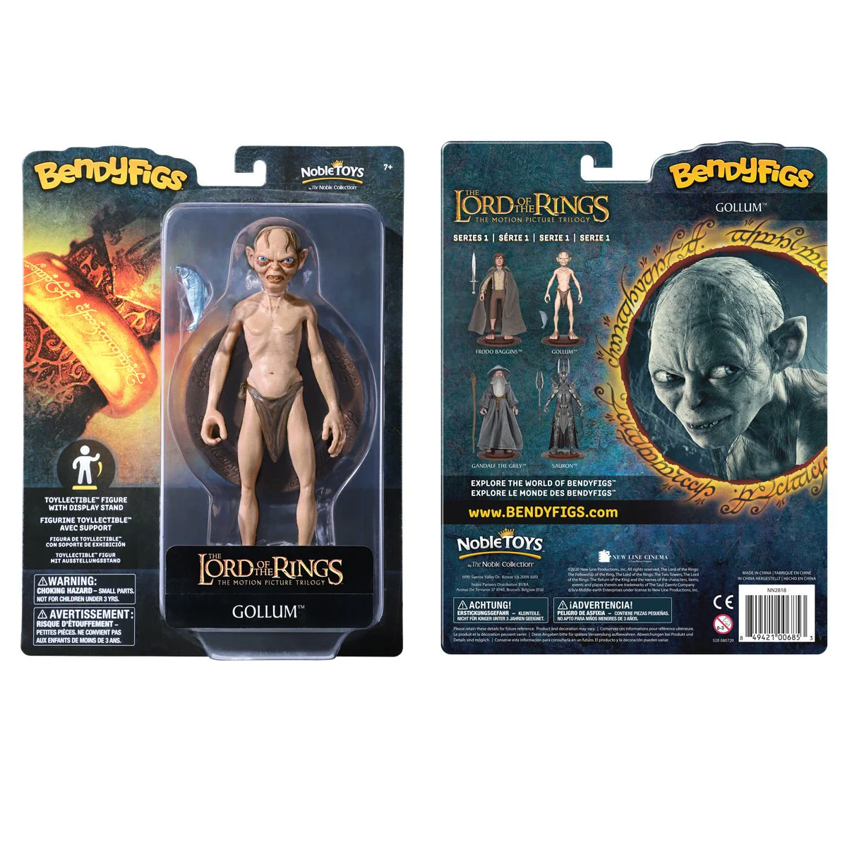 The Lord of the Rings Gollum Bendyfig