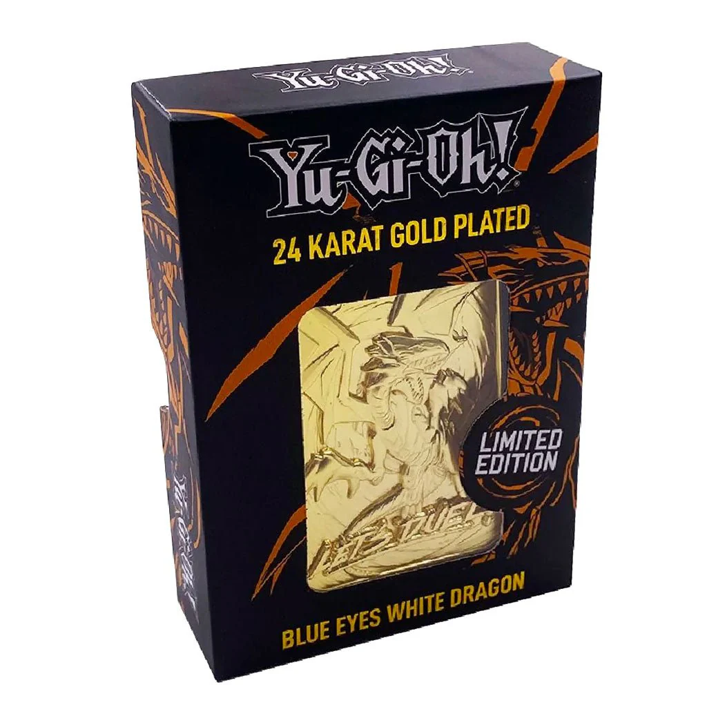 Yu-Gi-Oh! Blue Eyes White Dragon Limited Edition 24k Gold Card